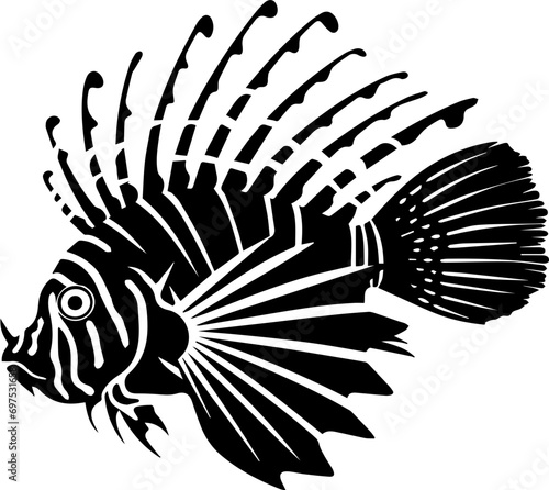 Lionfish Flat Icon