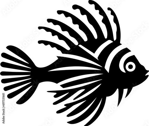 Lionfish Flat Icon