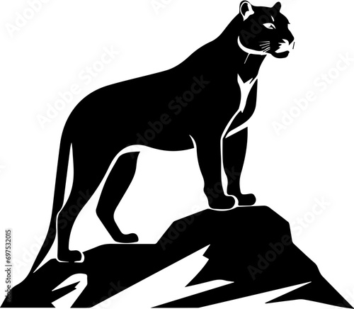 Mountain lion Flat Icon