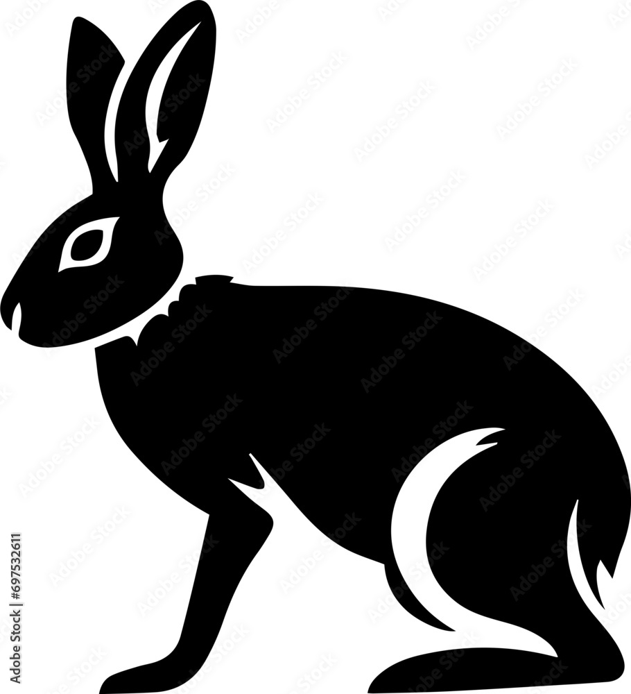 Obraz premium hare Flat Icon