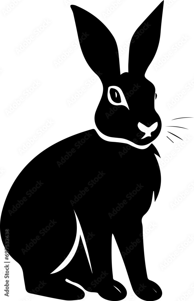 Fototapeta premium jackrabbit Flat Icon