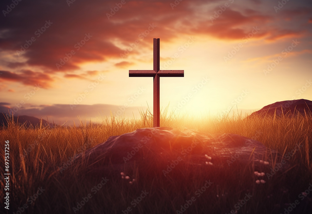 Lent season cross background Lent season cross background