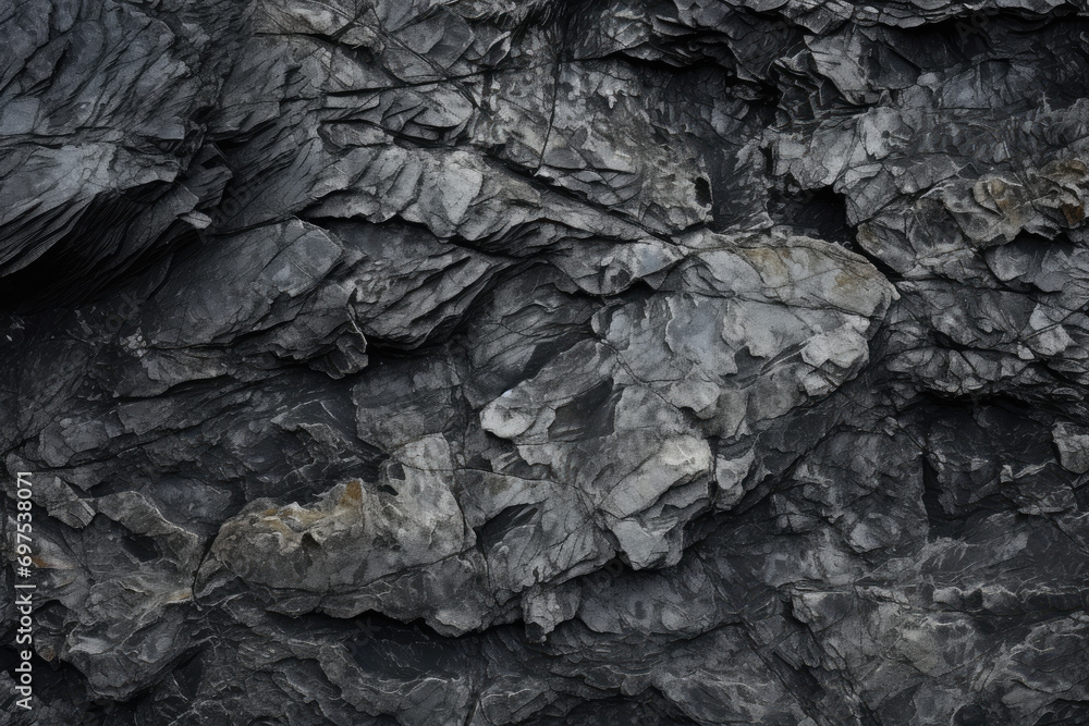 coal and black texture stone background