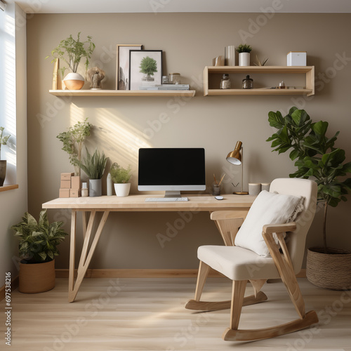 modern office room a interior