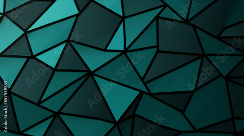 Geometric Brilliance: An Abstract Mosaic of Modern Design and Bright Poly Colors