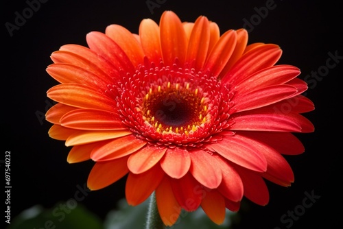 Vibrant gerbera in bloom. Generative AI