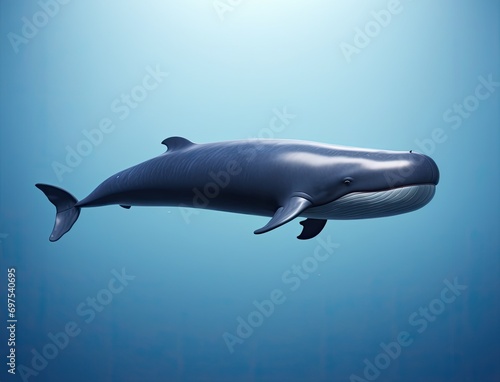 cute 3d cartoon whale photo