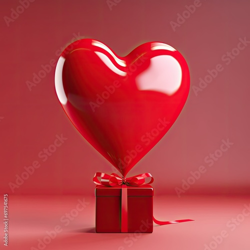 gift box with heart © Vasili
