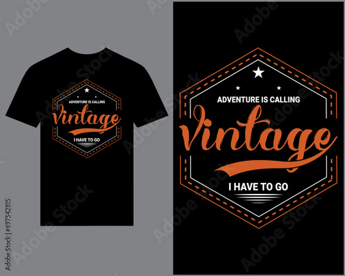 Vector Typography T-Shirt design template