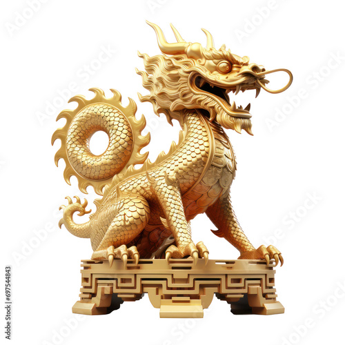 golden dragon statue chiese dragon made of gold