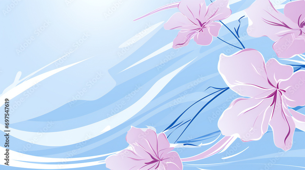 Springtime Sakura: A Floral Banner of Nature's Beauty and Japanese Cherry Blossom Elegance