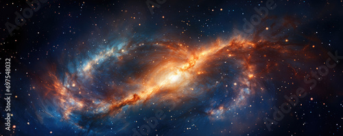 Amazing photo of a beautiful galaxy deep in space
