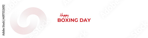 Boxing day vector illustration. Website header or banner design. suit for greeting card, ad, promotion, poster, flier, blog, article, social media, marketing, Boxing Day sale, banner, Website, header