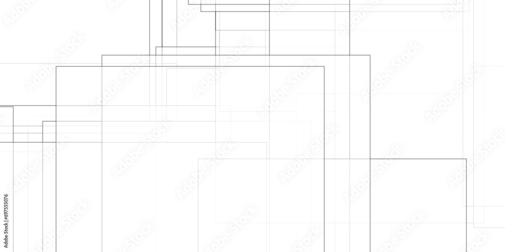 Abstract architectural background. White color technology concept geometric line vector background.
Abstract architectural background. White color technology concept geometric line vector background.