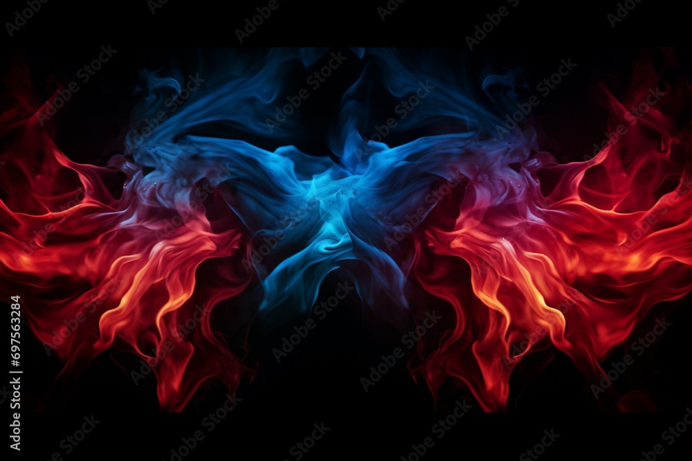 Fototapeta premium fire flames background