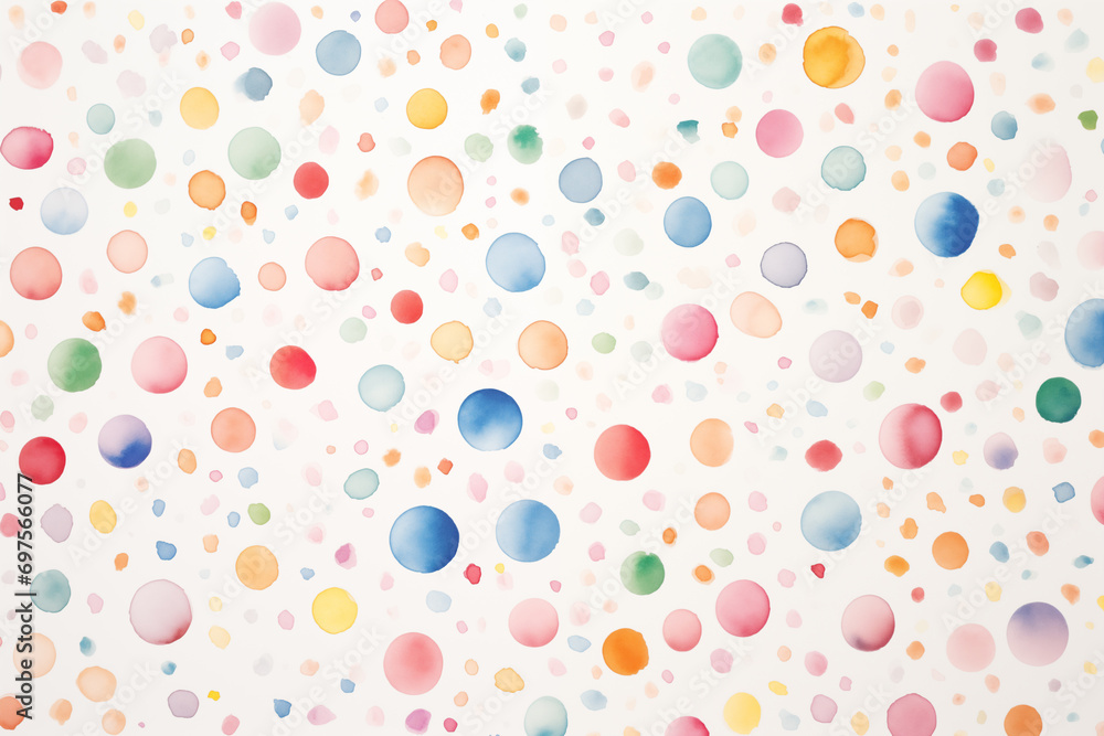 seamless watercolors circles patter design seamless watercolors circles patter design