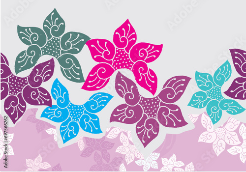 Batik Indonesian: is a technique of wax-resist dyeing applied to whole cloth, or cloth made using this technique originated from Indonesia.