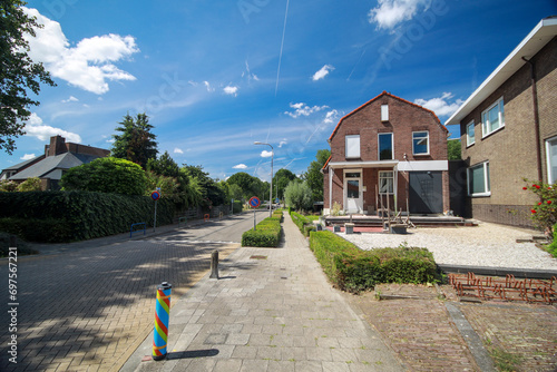 Houses and streets of the old village part of Nieuwerkerk aan den IJssel photo