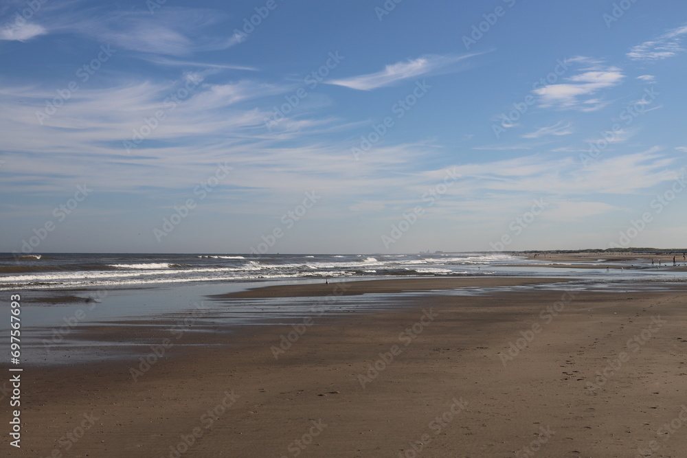 Beach at Hook of Holland harbor Beach at Hook of Holland harbor