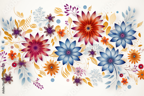 floral background with flower 