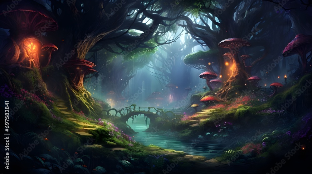 Obraz premium Enchanted forest