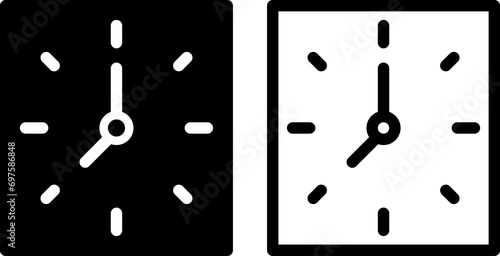 Fotografi Clock Icon Set