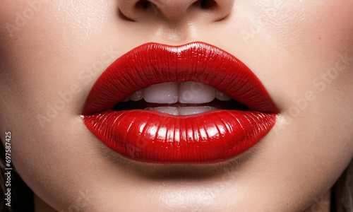 close up lips