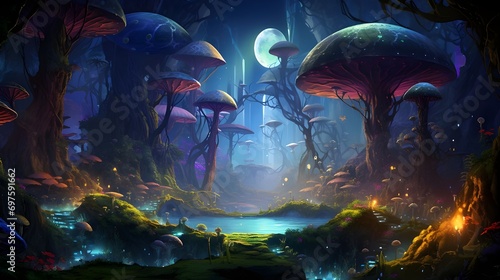Mushroom jungle