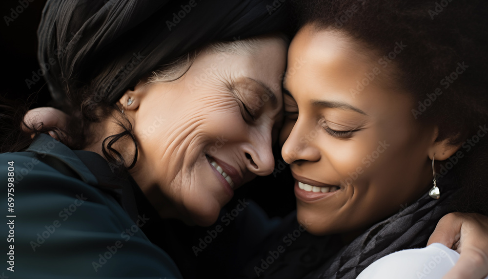 portrait of a mother and daughter portrait of a mother and daughter