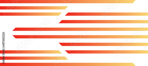 abstract horizontal arrow stripes lines orange gradient background