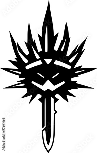 Sword - High Quality Vector Logo - Vector illustration ideal for T-shirt graphic