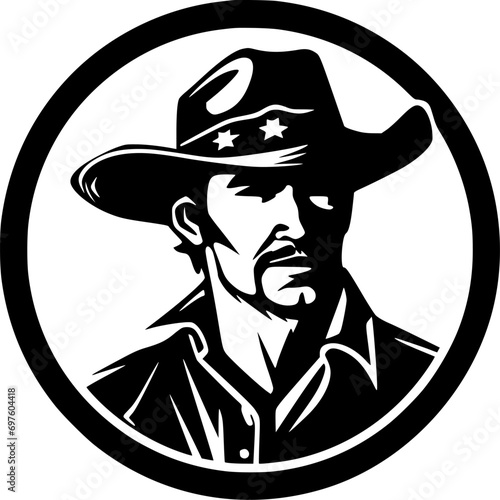 Western - High Quality Vector Logo - Vector illustration ideal for T-shirt graphic