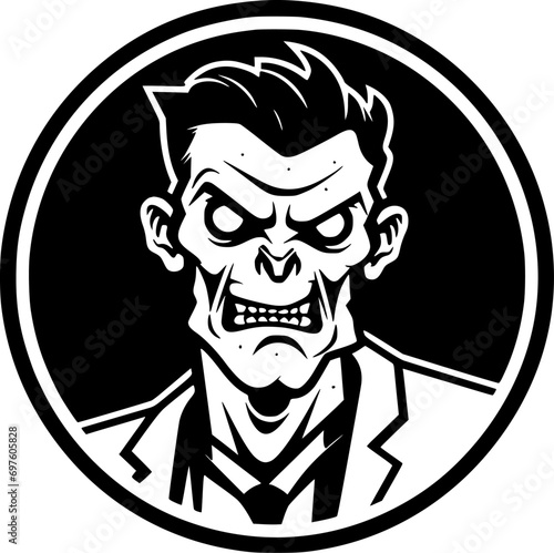 Zombie - High Quality Vector Logo - Vector illustration ideal for T-shirt graphic © CreativeOasis