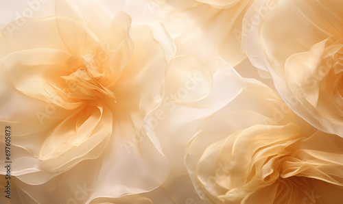 silk fabric flower background © lichaoshu
