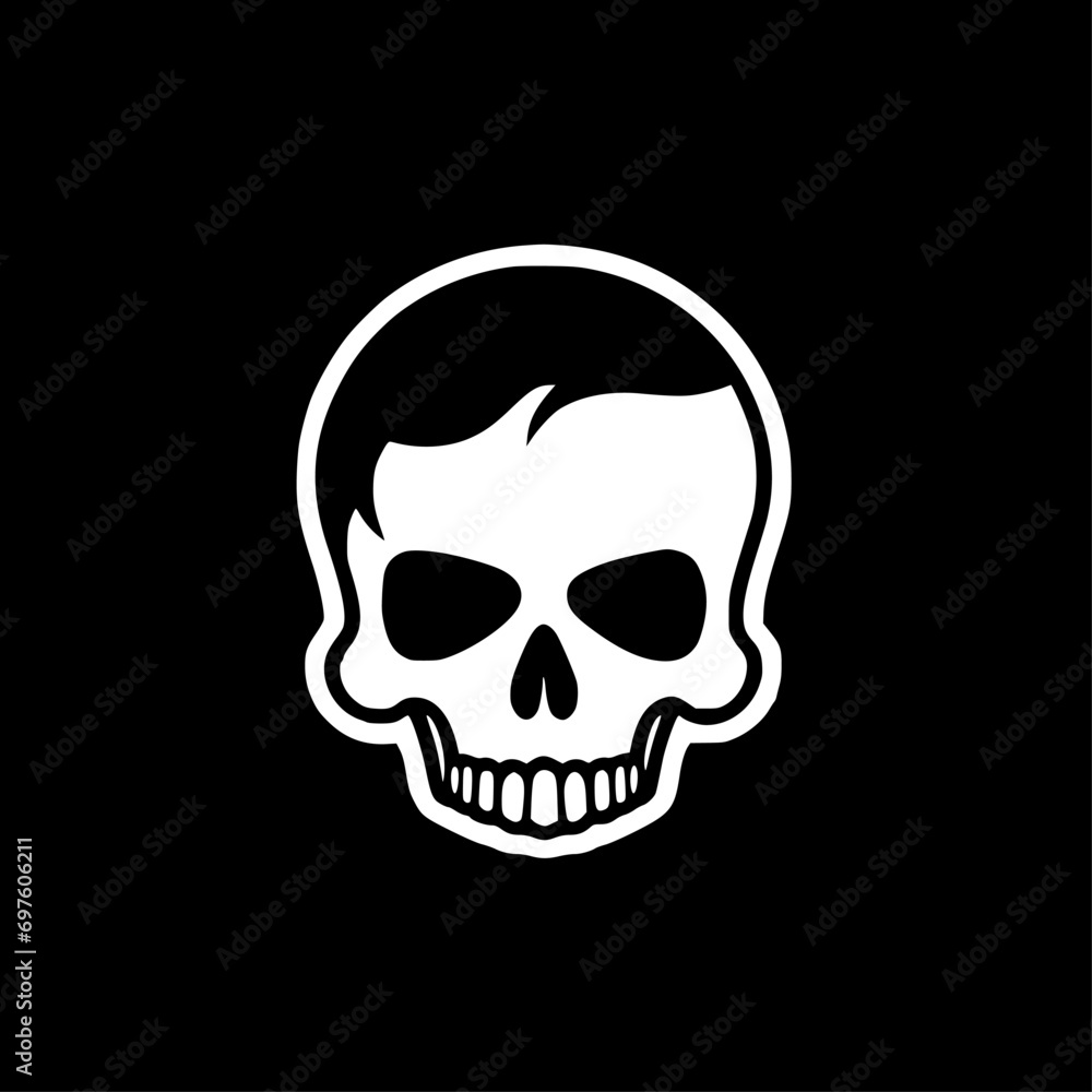 Skull - High Quality Vector Logo - Vector illustration ideal for T-shirt graphic