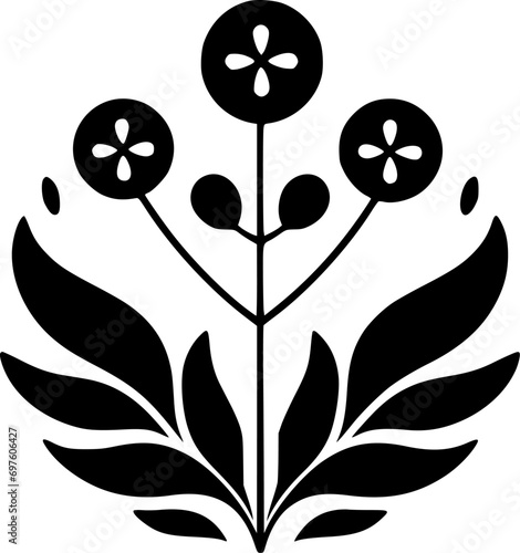Spring - Minimalist and Flat Logo - Vector illustration
