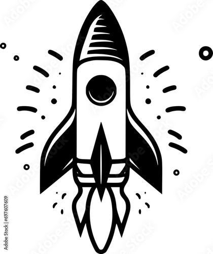Rocket - High Quality Vector Logo - Vector illustration ideal for T-shirt graphic