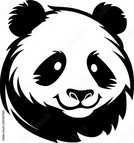 Panda - High Quality Vector Logo - Vector illustration ideal for T-shirt graphic