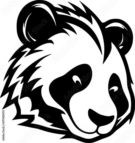 Panda - High Quality Vector Logo - Vector illustration ideal for T-shirt graphic