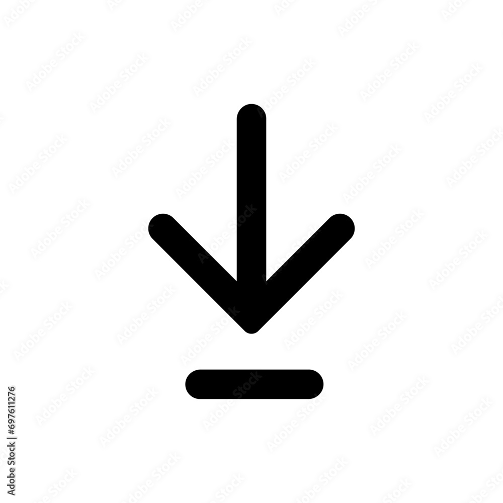 Download icon vector. Upload button illustration. Load symbol or logo. Download icon vector. Upload button illustration. Load symbol or logo.