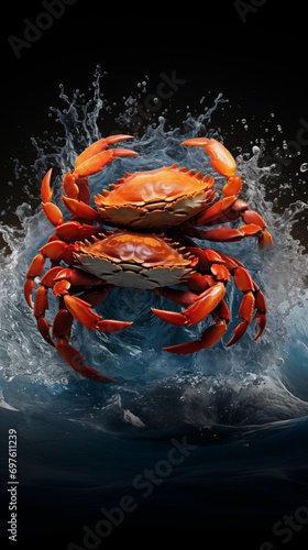 crab on the water © lichaoshu