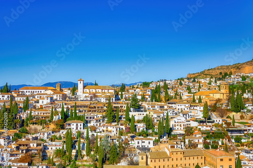 Granada cityscape from Alhambra, Spain © TOimages