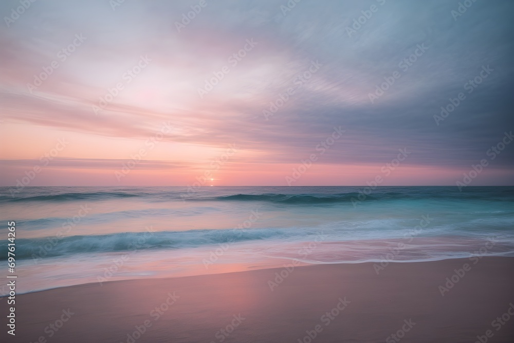 Oil painting of the sea, featuring a mesmerizing multicolored sunset on the horizon, with a unique blend of bold and subtle strokes creating a dynamic and textured piece. Oil painting of the sea, featuring a mesmerizing multicolored sunset on the horizon, with a unique blend of bold and subtle strokes creating a dynamic and textured piece.