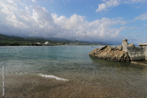 Coastal Scenery near Wushi Harbor in Taitung, Taiwan