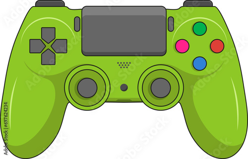 Gamepad, Game Console, joystick, Game Controller Vector Flat Style