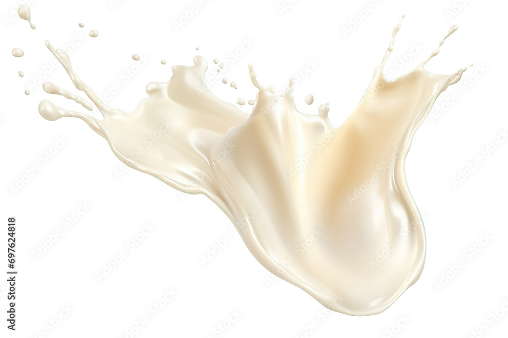 Milk splash droplet isolated on PNG Background. Generative Ai. Milk splash droplet isolated on PNG Background. Generative Ai.