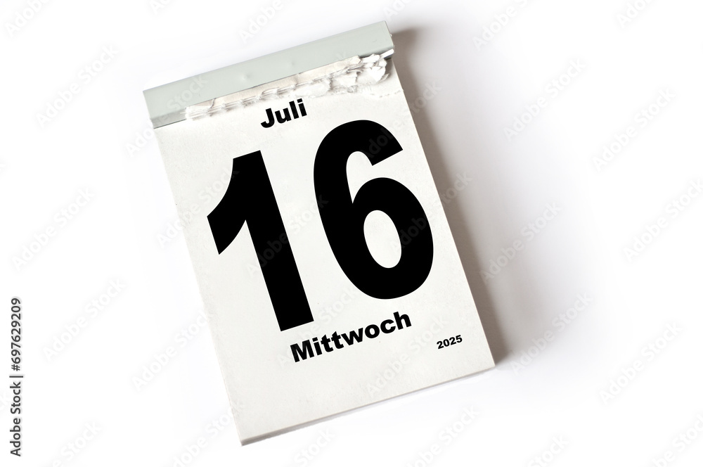 16 . Juli 2025 16 . Juli 2025