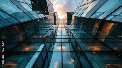 A Towering Structure with a Plethora of Glass Panes