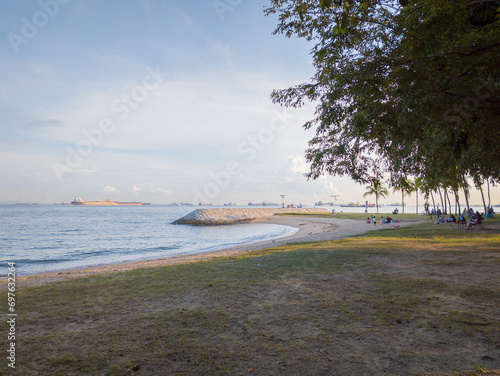 Photography Sun Sets on East Coast Park, Singapore