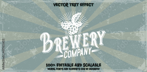Oktoberfest editable text effect